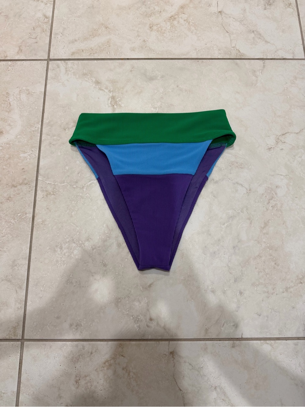 Beach Riot High Rise Ribbed Bikini Bottom